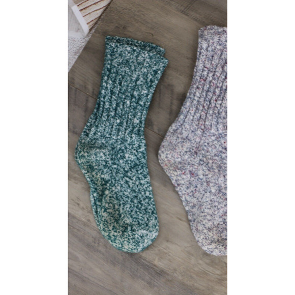 VINTAGE Womens Size 7-9 Heavy Knit Socks Bundle Lot - Picture 3 of 7